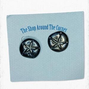 6037. Best Earrings Pewtertone Starfish